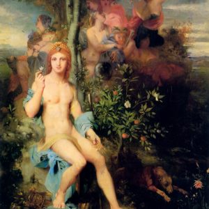 Apollo And The Nine Muses - Gustave Moreau, reproducere canvas