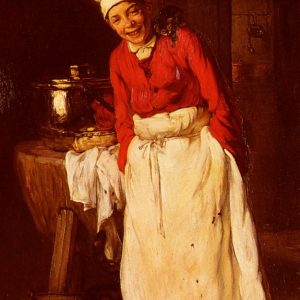 Bail Joseph La Petit Cuisinier - Claude Joseph Bail, reproducere canvas
