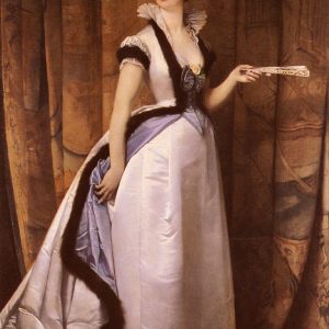 Joseph Portrait Of A Women - Jules Joseph Lefebvre, reproducere canvas