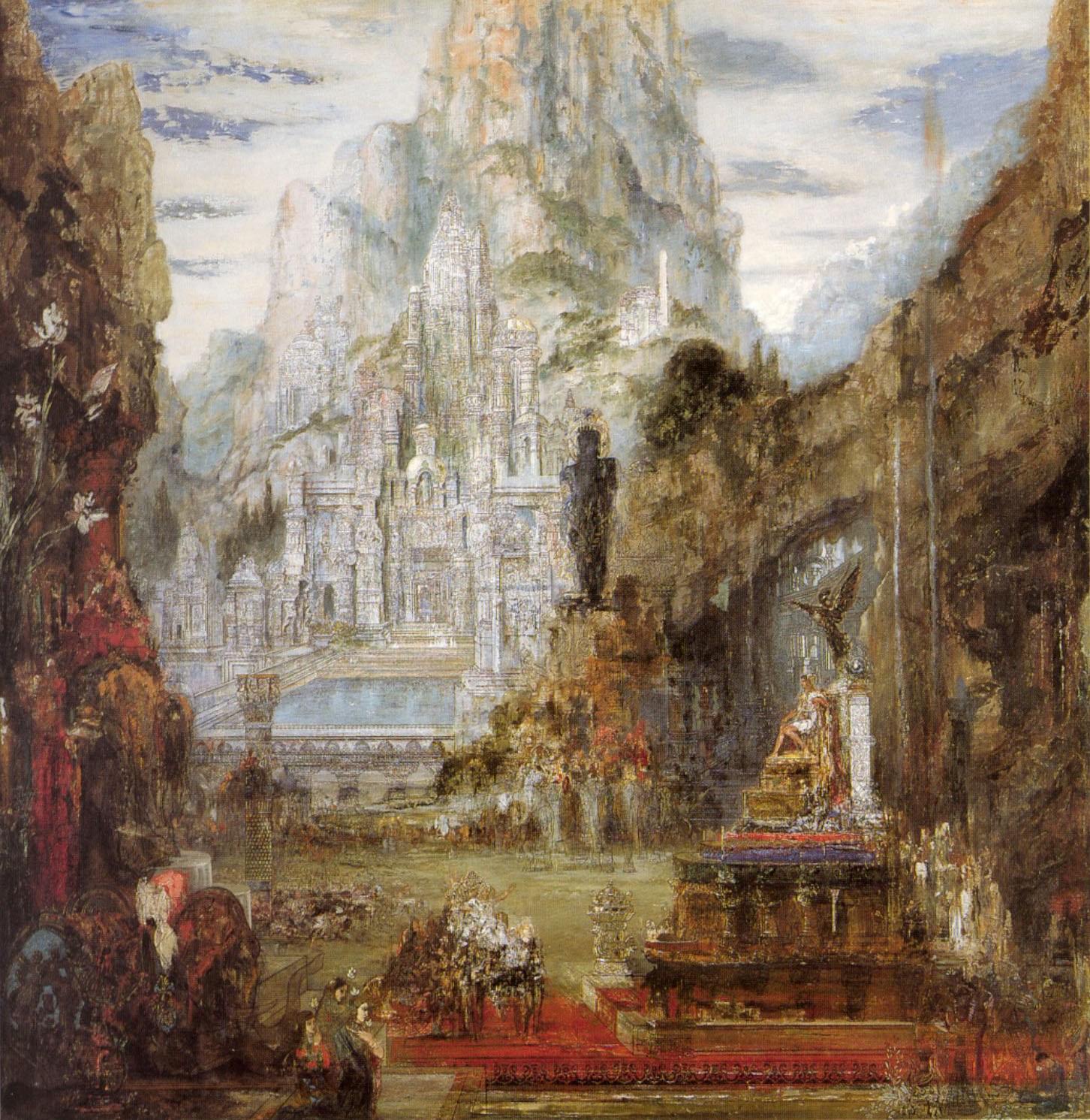 The Triumph Of Alexander The Great - Gustave Moreau, reproducere canvas