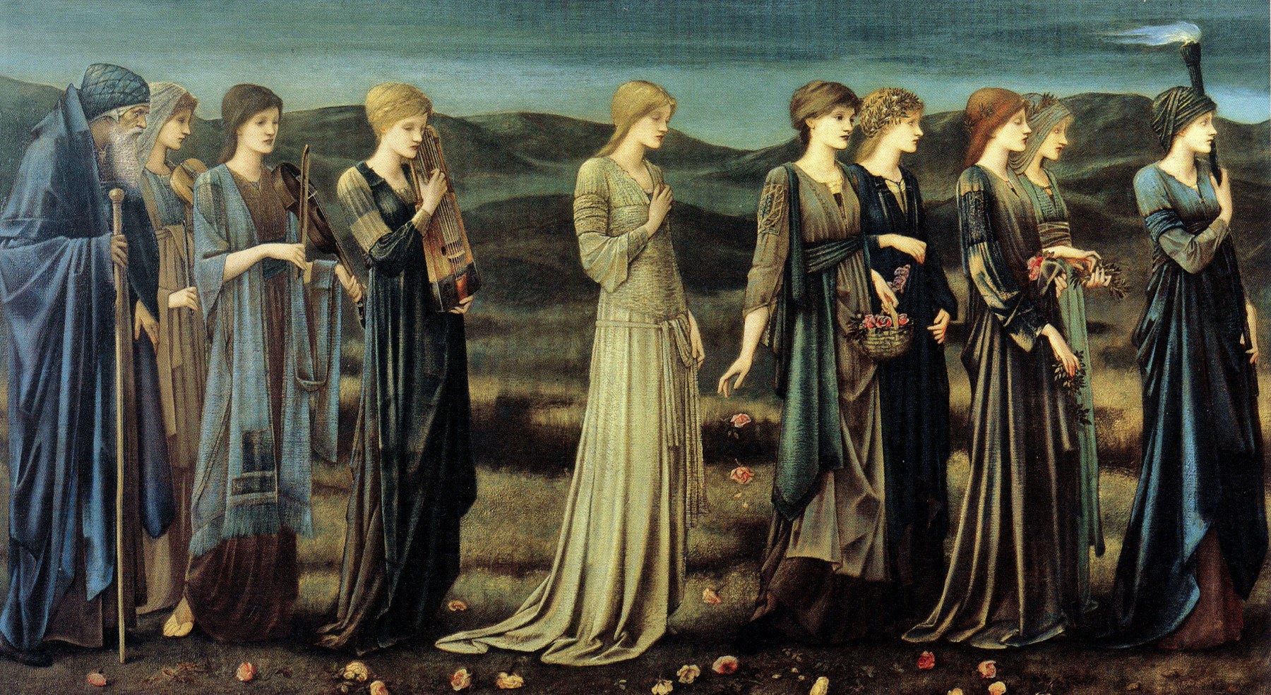 Burne Jones The Wedding Of Psyche 1895 1 - Edward Burne-Jones, reproducere canvas