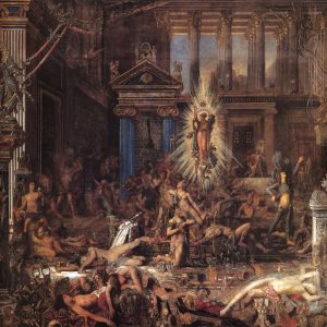 The Suitors - Gustave Moreau, reproducere canvas