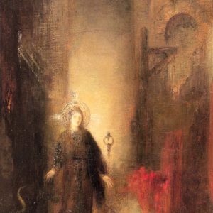 St Margaret - Gustave Moreau, reproducere canvas