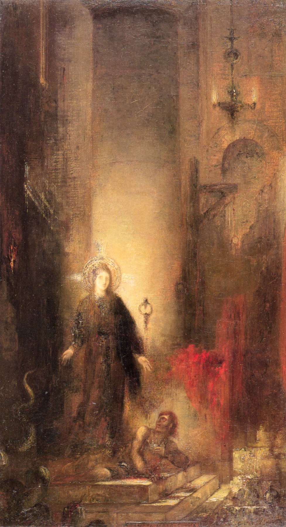 St Margaret - Gustave Moreau, reproducere canvas
