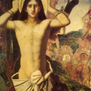 St Sebastian - Gustave Moreau, reproducere canvas