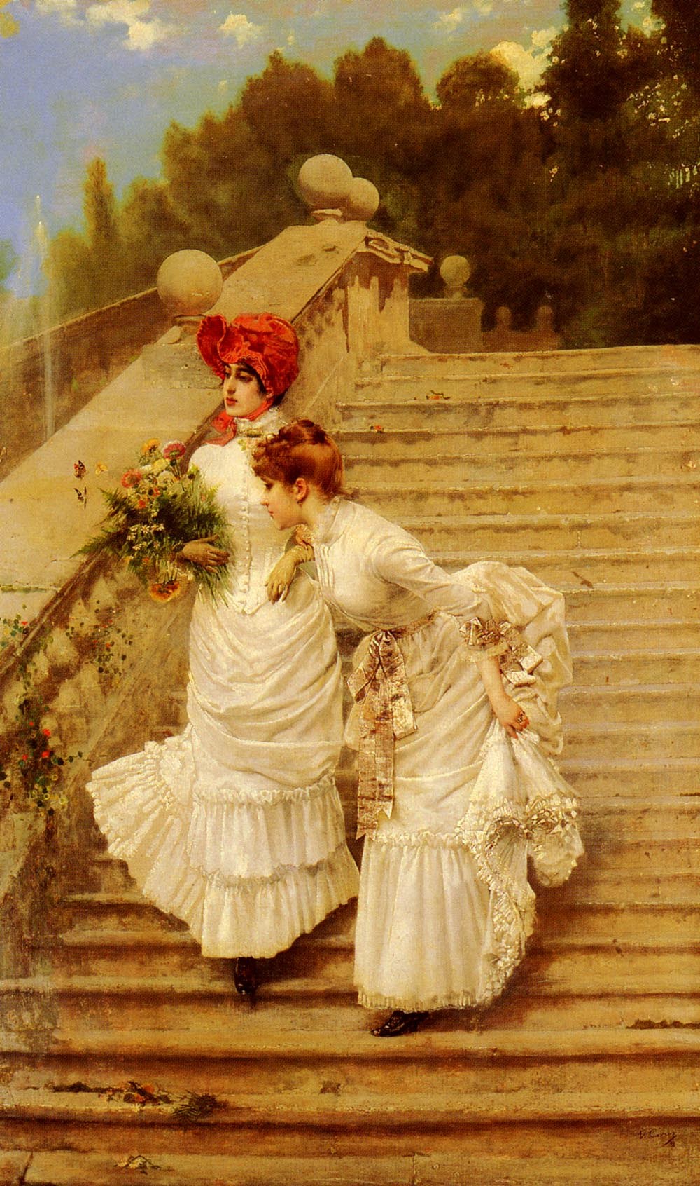 Matteo The Rendezvous - Vittorio Corcos, reproducere canvas