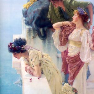 A Coign Of Vantage - Lawrence Alma-Tadema, reproducere canvas