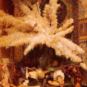 Villegas The Siesta - Jose Villegas y Cordero, reproducere canvas