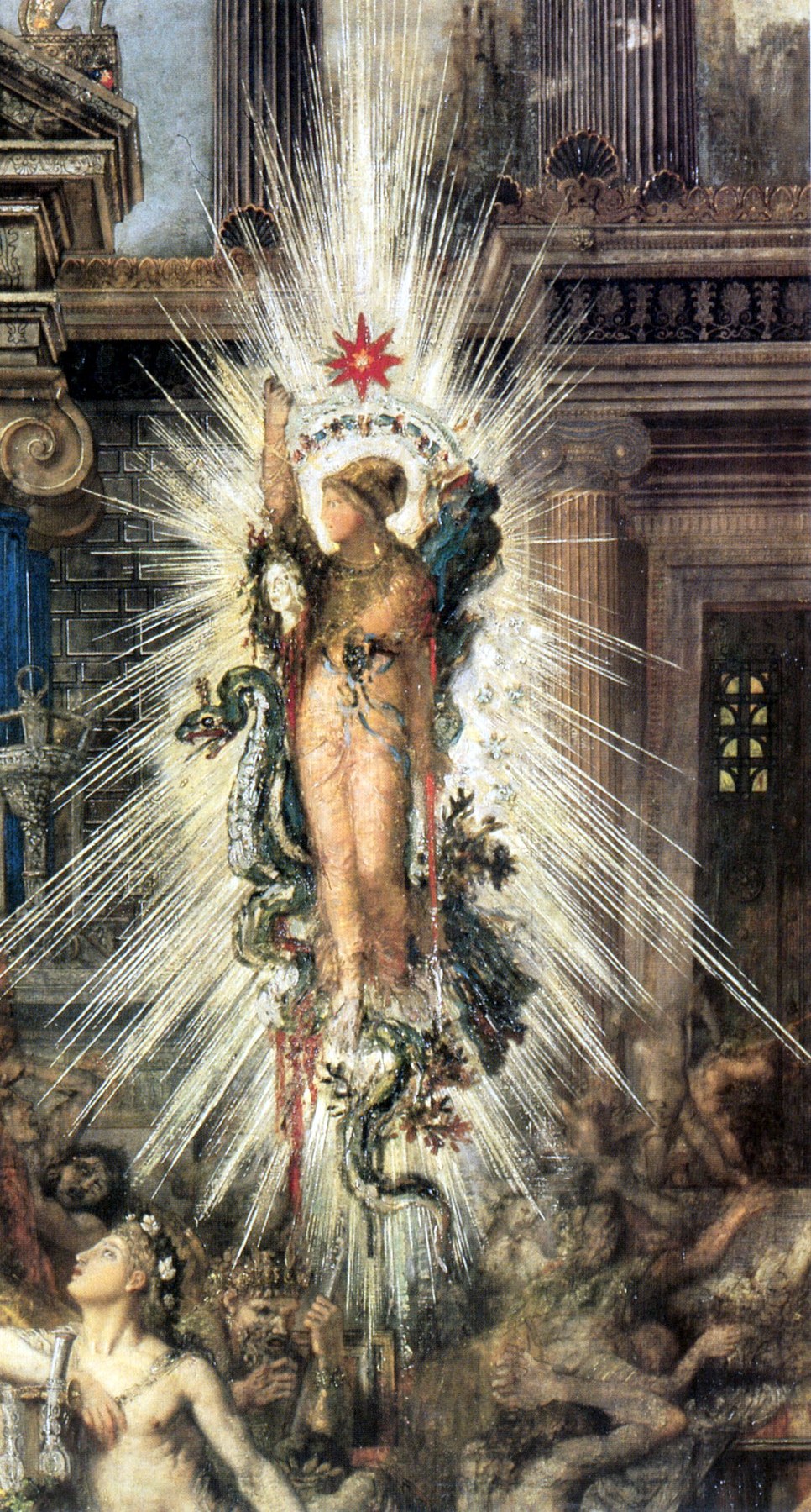 The Suitors - Gustave Moreau, reproducere canvas