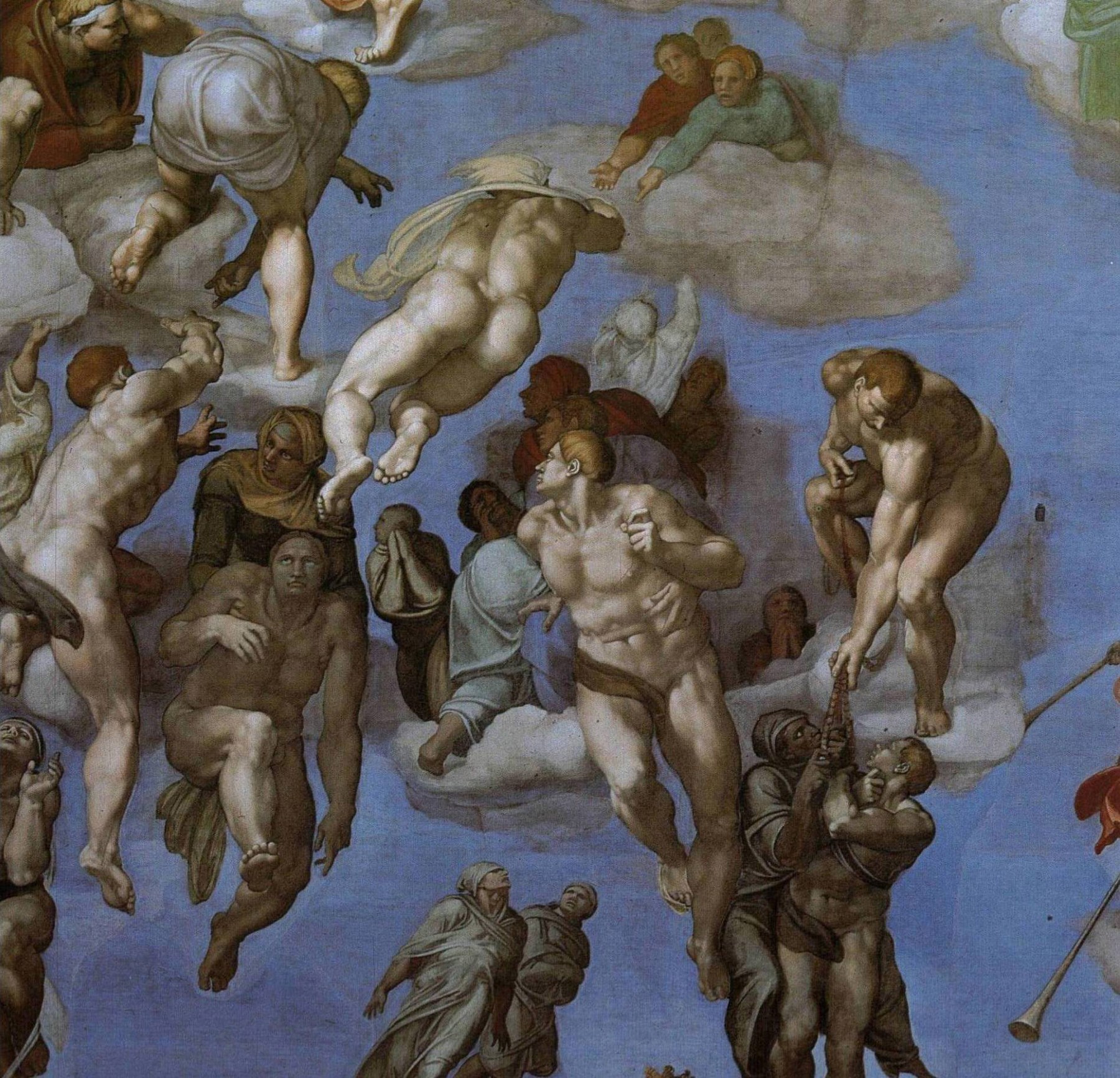 Michelangelo The Last Judgement - Michelangelo, reproducere canvas