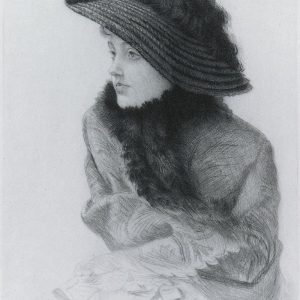 Jaques Joseph Portrait Of M - James Jacques Joseph Tissot, reproducere canvas